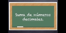 6º matemáticas operaciones con números decimales 