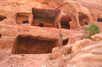 Templo labrado en las rocas, Petra, Jordania