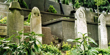 Cementerio hacia Eyüp, Estambul, Turquía