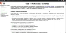 CSS Unidades de distancia y tamaño