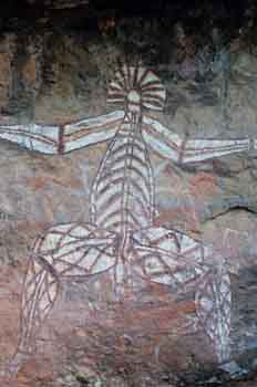 Pintura rupestre, Parque Nacional de Kakadu (Australia)