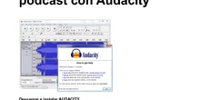 Tutorial AUDACITY