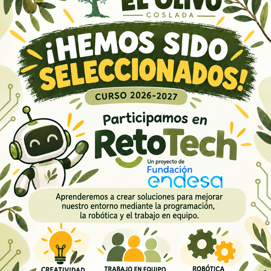 El Olivo se suma a RetoTech! Curso 2026‑2027