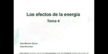 Los efectos de la energía