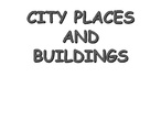 places in a city