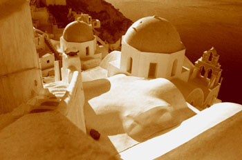 Fira, Santorini, Grecia