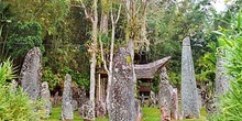 Zona religiosa animista, Sulawesi, Indonesia
