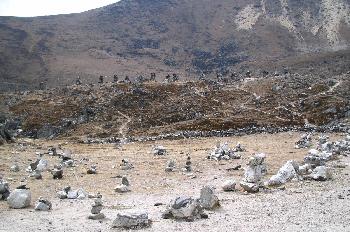 Montículos de piedra religiosos