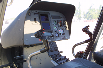 Panel control, HE-25 Colibrí
