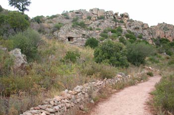 Sendero hacia una mina romana