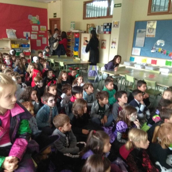 2018_10_31_1º disfruta terrorificamente en Halloween_CEIP FDLR_Las Rozas 25