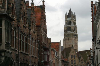 Calle Zuidzandstraat, Brujas, Bélgica