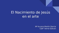 El nacimiento de Jesús en el arte