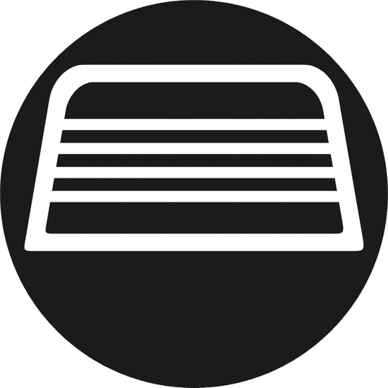 Luneta térmica trasera