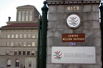 Organización Mundial del Comercio, Ginebra, Suiza