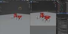 Cámara y render en Blender
