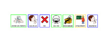 Pictogramas entorno educativo