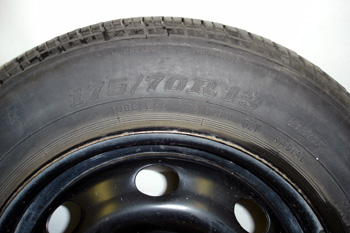 Neumático. Detalle de especificaciones