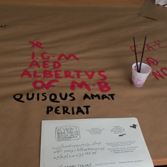 Taller de grafitos pompeyanos - Departamento de Filología Clásica - Universidad Autónoma de Madrid 15