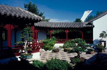 The Chinese Garden del Jardín Botánico de Montreal, Quebec, Cana