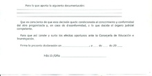 declaracion responsable
