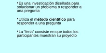 Bases de la Feria de la Ciencia