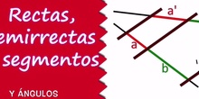 Rectas, semirrectas, segmentos