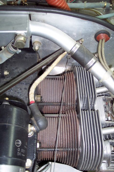 Aletas de refrigeración de cilindros