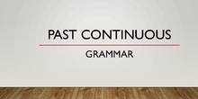 Grammar: past continuous