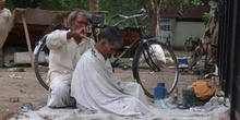 Peluquero de la Calle, Nueva Delhi