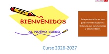 BACHILLERATO A DISTANCIA 2026-2027