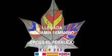 CROSS EL PERALEJO LLEGADA BENJAMÍN FEMENINO