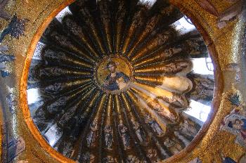 Frescos con escenas bíblicas en el Kariye Museum o San Salvador