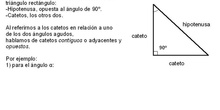 Trigonometría: 13.Cateto contiguo opuesto