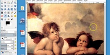 Redimensinando a los angelitos en Gimp