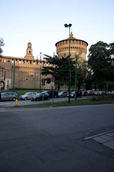 Muro del Castello Sforzesco, Milán