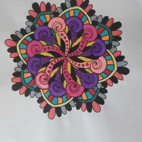 Rubén Arrogante flower mandala