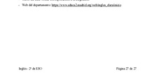 Programación Inglés 2º ESO