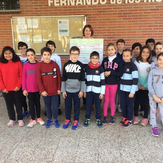 2019_02_19_Entrega cheque Mercadillo Solidario 2019_CEIP FDLR_Las Rozas 3