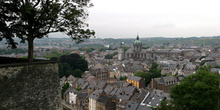 Ciudadela y al fondo la Catedral, Namur, Bélgica