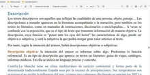 Lengua II Tema 2 Clase 37 20251127 - La descripción
