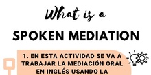 Spoken mediation - Flipped Classroom