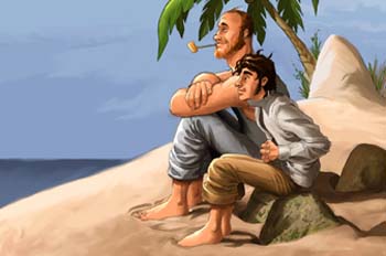 Tío Robinsón: Tío Robinsón y Harry Clifton