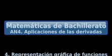 AN4. 4. Representación gráfica de funciones