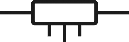 Resistencia con toma de corriente