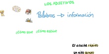 Los adjetivos. Actividades