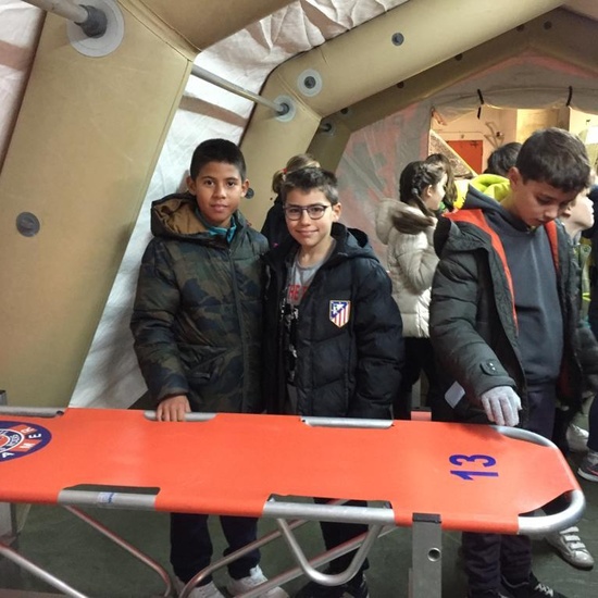 Quinto con los equipos de emergencias de las Rozas_CEIP FDLR_Las Rozas 18