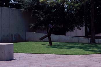 Escultura en un parque