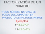 Factorización