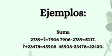 RELACIÓN ENTRE LA SUMA Y LA RESTA